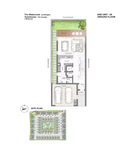 The Watercrest floor plan, 3 Bed, 2,674–3,900 sq ft