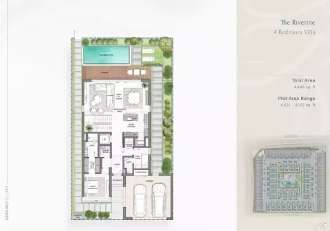 The Watercrest floor plan, 4 Bed, 4,449–4,885 sq ft