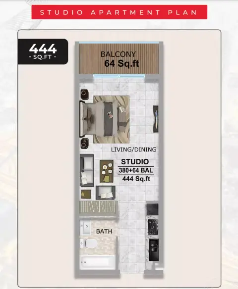 Floor plan, Studio