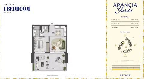Floor plan, 1 Bed