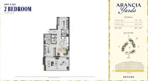 Floor plan, 2 Bed