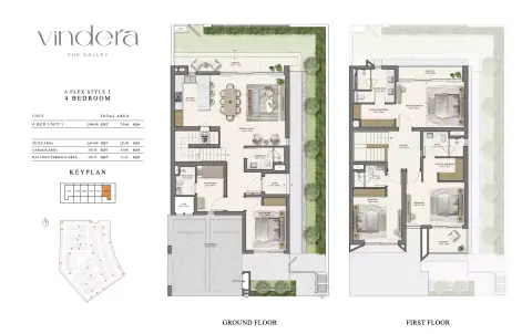 Vindera floor plan, 4 Bed, 2,906–2,923 sq ft