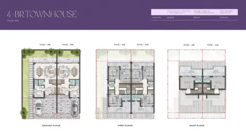 Floor plan, 4 Bed