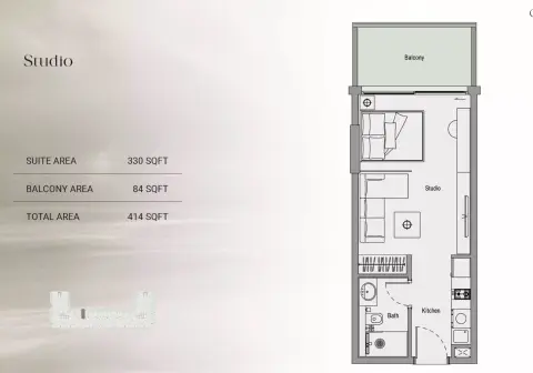Floor plan, Studio