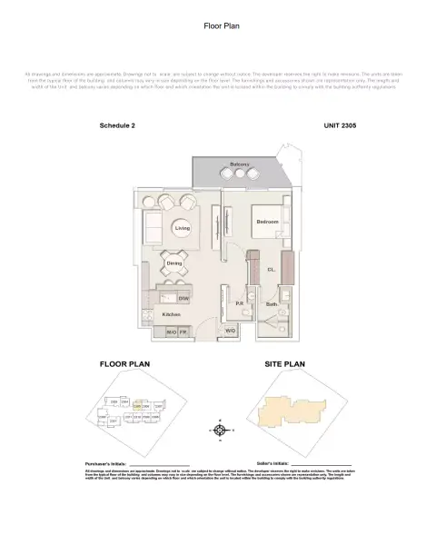 Highgrove floor plan, 1 Bed, 800–1,215 sq ft