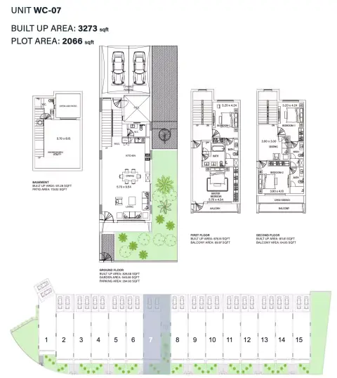 Westar Celeste floor plan, 4 Bed, 3,273 sq ft