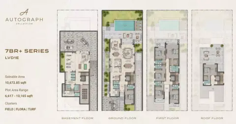 Autograph Collection floor plan, 7 Bed, 10,672–22,803 sq ft