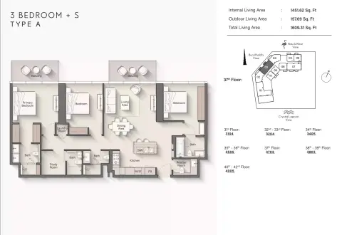 Ellington Claydon House floor plan, 3 Bed, 1,609–2,814 sq ft
