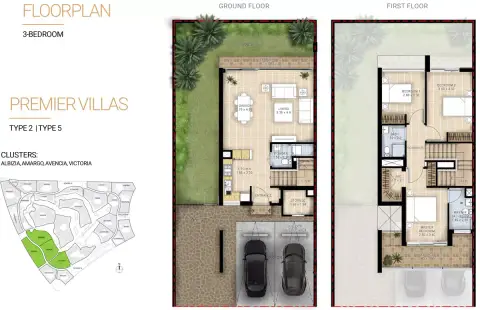 Uno floor plan, 3 Bed