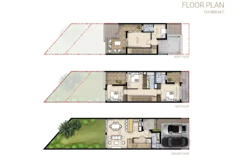 Belair at The Trump Estates Phase 2 floor plan, 3 Bed