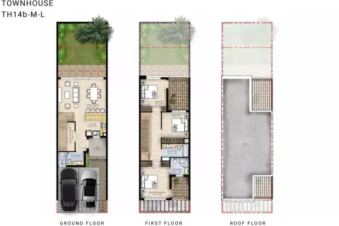 The Legends floor plan, 3 Bed
