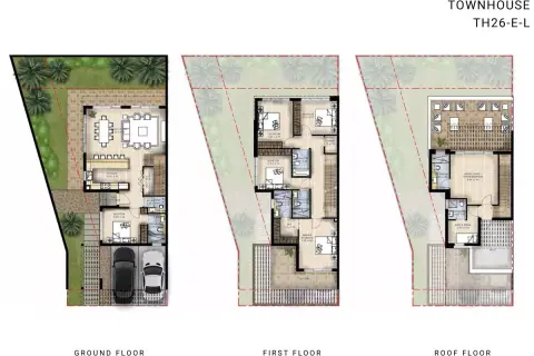 The Legends floor plan, 4 Bed