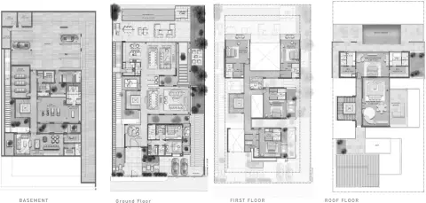 Utopia floor plan, 6 Bed, 25,317 sq ft