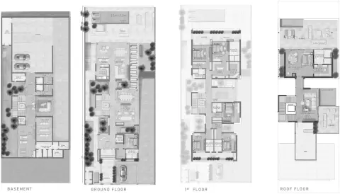 Utopia floor plan, 7 Bed, 18,007 sq ft