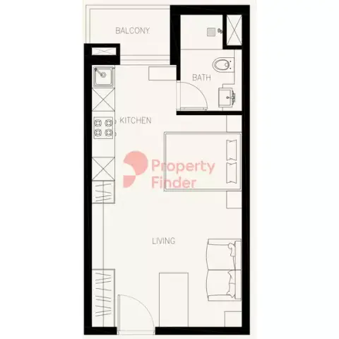 Floor plan, Studio