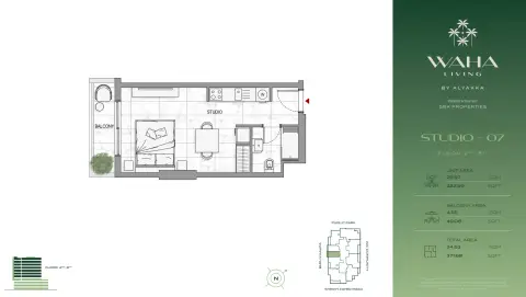 Floor plan, Studio