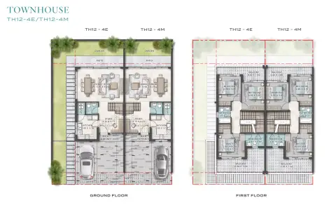 Natura Damac Hills 2 floor plan, 4 Bed
