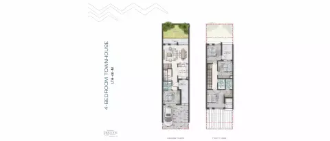Morocco By Damac floor plan, 4 Bed