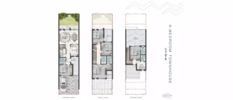Morocco By Damac floor plan, 5 Bed