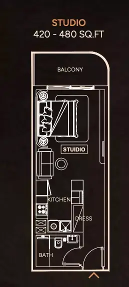 Floor plan, Studio