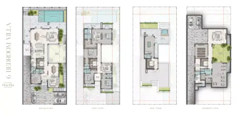 Cavalli Estates floor plan, 6 Bed, 1,068 sq ft