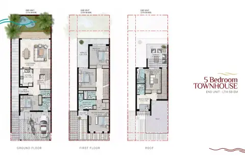 Costa Brava floor plan, 5 Bed