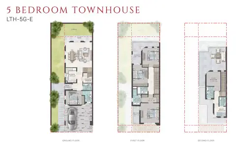 Monte Carlo floor plan, 5 Bed