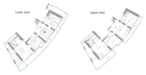 Cavalli Tower floor plan, 4 Bed, 12,807 sq ft