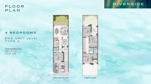 Floor plan, 4 Bed