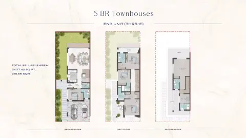 Floor plan, 5 Bed