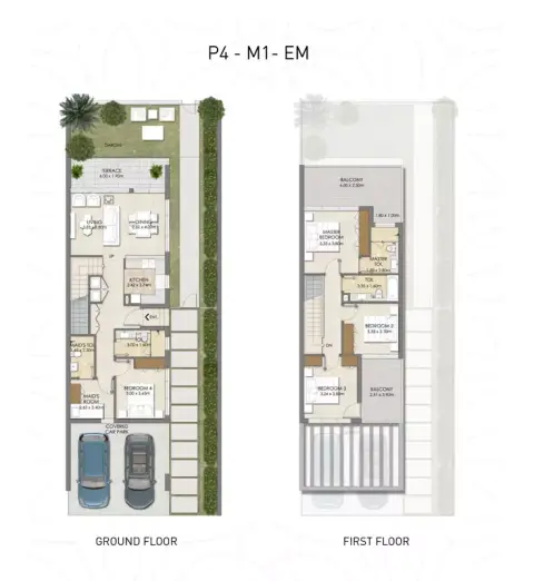 Green Acres floor plan, 4 Bed