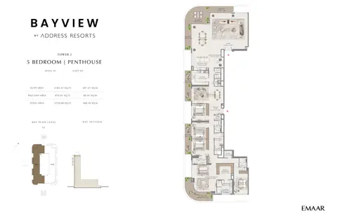 Floor plan, 5 Bed