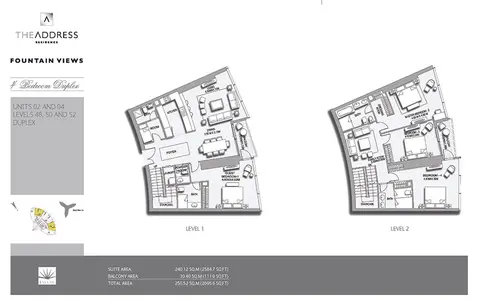 Floor plan, 4 Bed