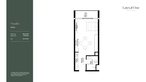 Floor plan, Studio
