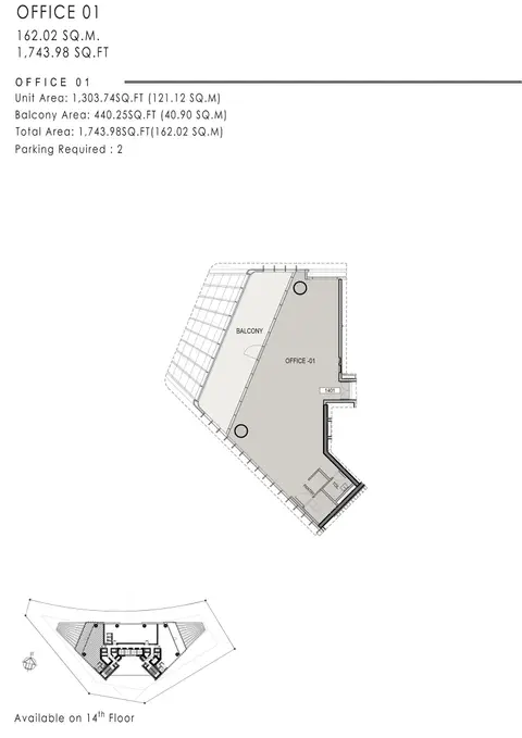 Floor plan, Office Space