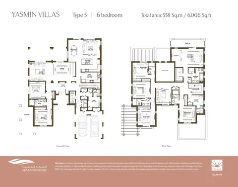 Floor plan, 6 Bed