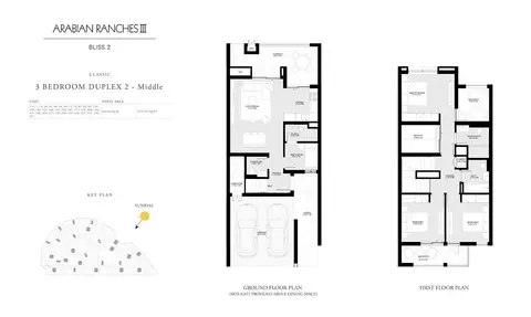 Floor plan, 3 Bed