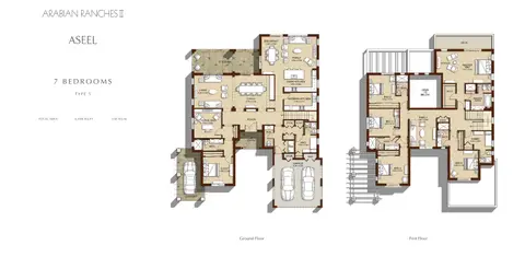 Floor plan, 7 Bed