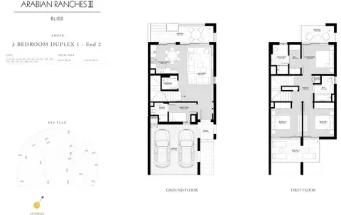 Floor plan, 3 Bed