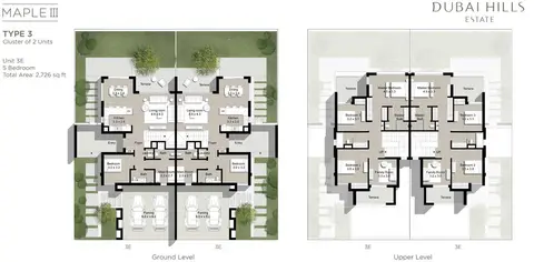 Floor plan, 5 Bed