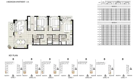 Floor plan, 3 Bed