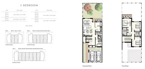 Floor plan, 3 Bed
