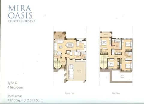 Floor plan, 4 Bed