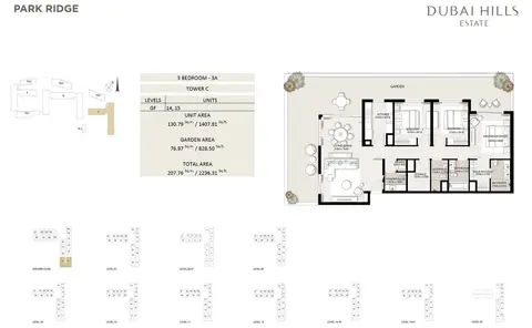 Floor plan, 3 Bed
