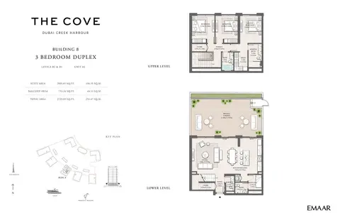 Floor plan, 3 Bed