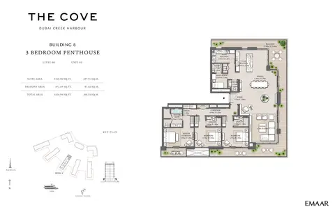 Floor plan, 3 Bed