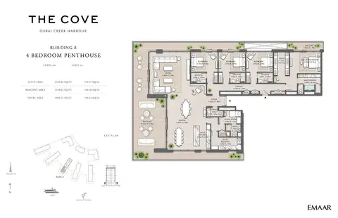 Floor plan, 4 Bed