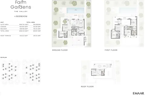Floor plan, 4 Bed