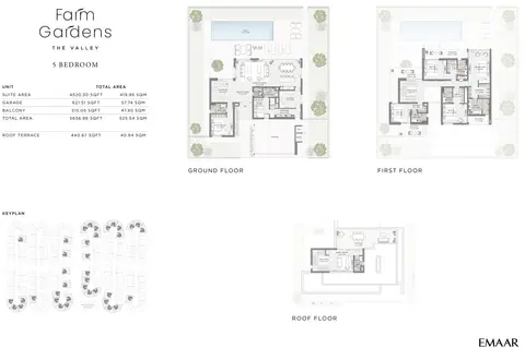 Floor plan, 5 Bed