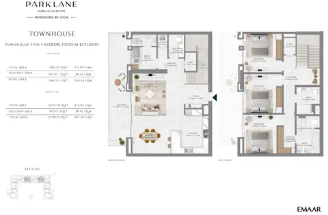 Floor plan, 3 Bed